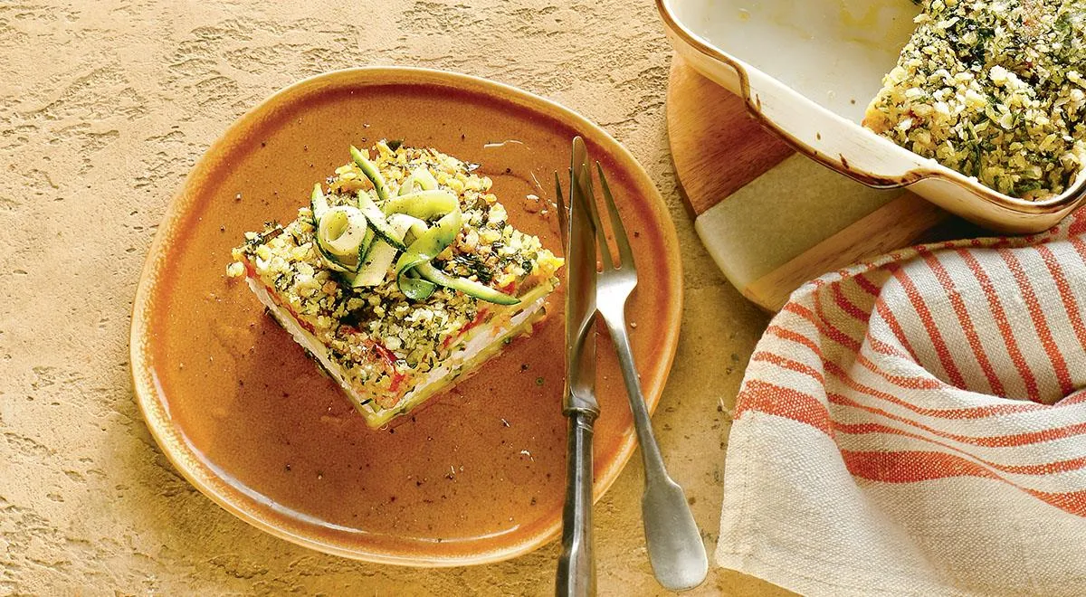 Запеканка из кабачков и филе индейки