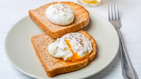 Яйцо пашот в микроволновке