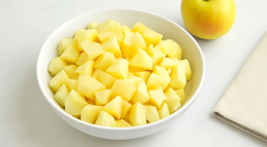 Яблочное пюре со сгущенкой