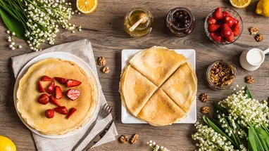 Блины: настоящие русские, дрожжевые