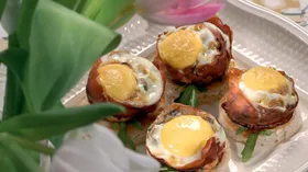 Простые рецепты с яйцом и ветчиной