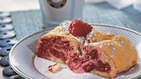 Рецепты с фруктами, молоком и малиной
