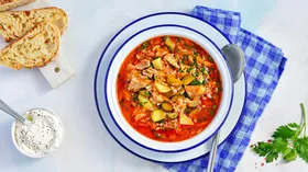 Рассольник с птицей