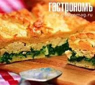 Грибной киш