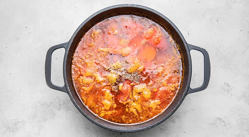 Шурпа из свинины на костре