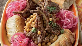Рецепты с мясом, фруктами и нутом