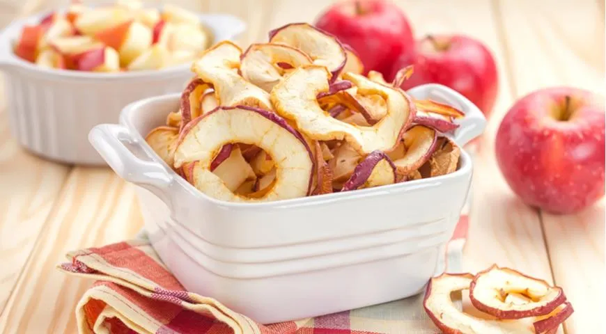 Чипсы из яблок — высококалорийный продукт