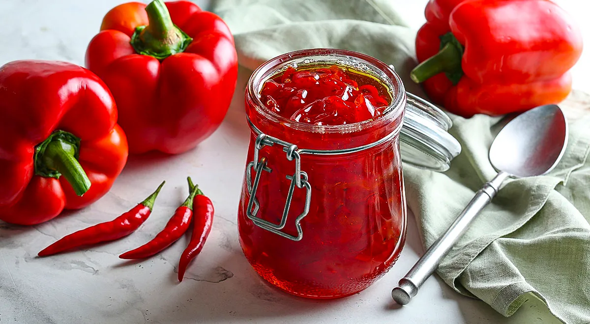 Варенье из острых и сладких перцев