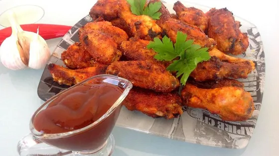 Острые куриные крылышки к пиву