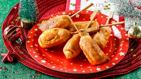 Хот-дог с овощами