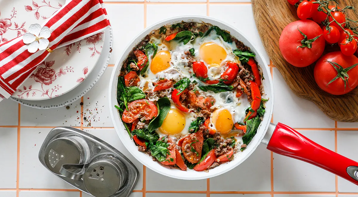 Шакшука с фаршем