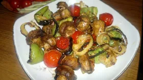 Рецепты с чесноком, грибами и черри
