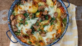Рецепты со сливками, томатами и шампиньонами