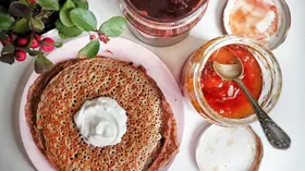 Рецепты с кисломолочными продуктами, яйцом куриным и гречкой