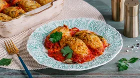 Постные ленивые голубцы