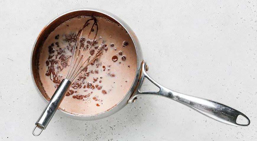 Шоколадный заварной крем