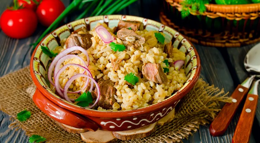 Перловка с мясом 