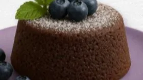 Нежный шоколадный фондан