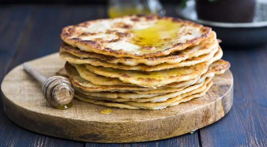 Рецепт лепешек из творога и катыка по-татарски 