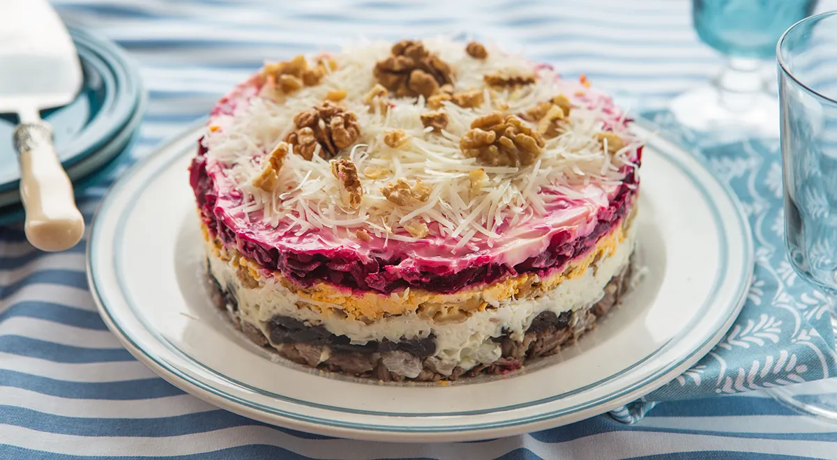 Салат «Генерал» со свеклой