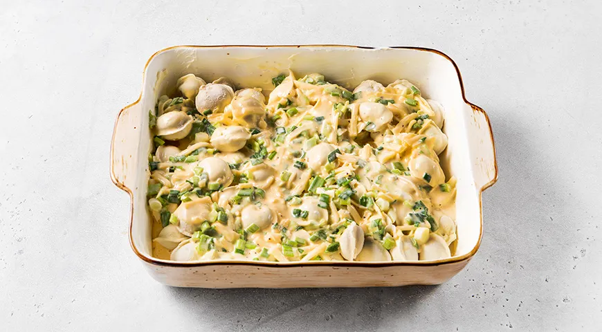 Запеканка из пельменей Ленивая жена