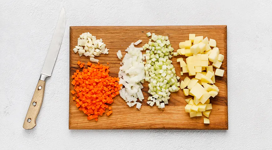 Сырный суп с ветчиной и беконом