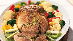 Рецепты с мясом, фруктами и бобами