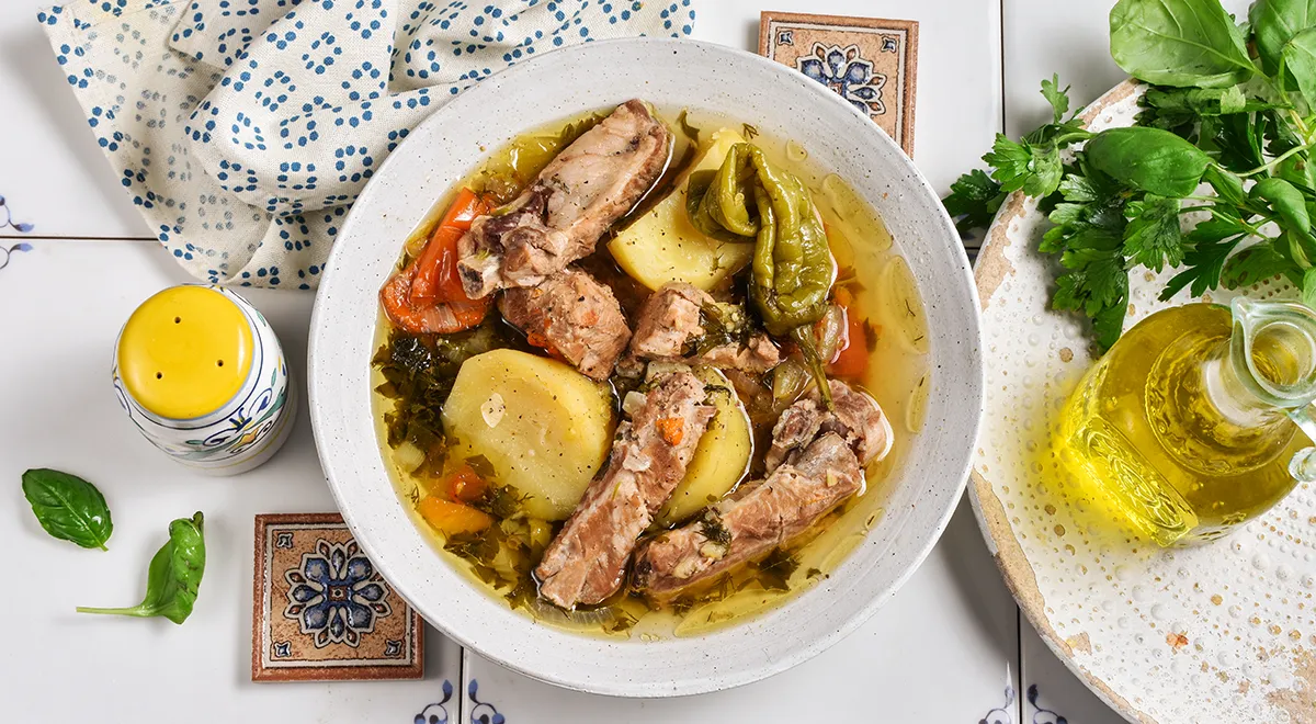 Рецепт хашламы из вареной свинины