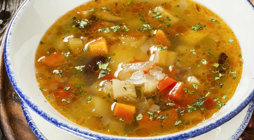 Овощной суп по-грузински 
