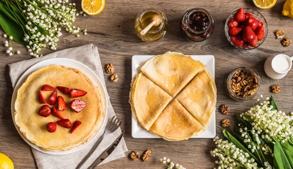 Блинчики на кислом молоке без соды