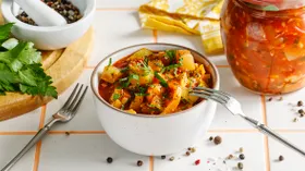 Заготовка с базиликом