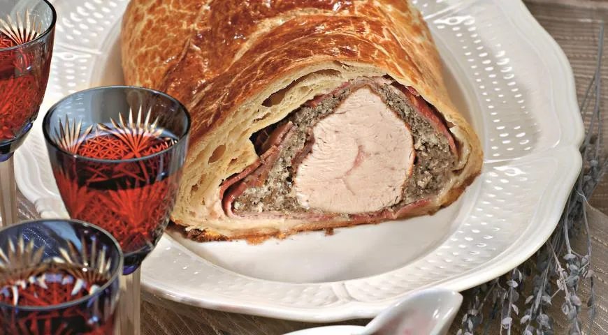 Рулет "Веллингтон" из индейки