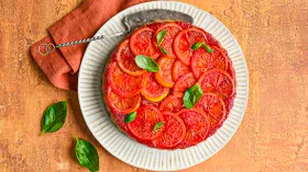 Апельсиновый пирог-перевертыш в духовке