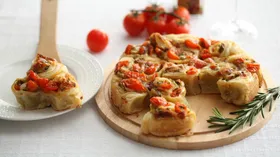 Рецепты с овощами, маслом оливковым и сыром Российский