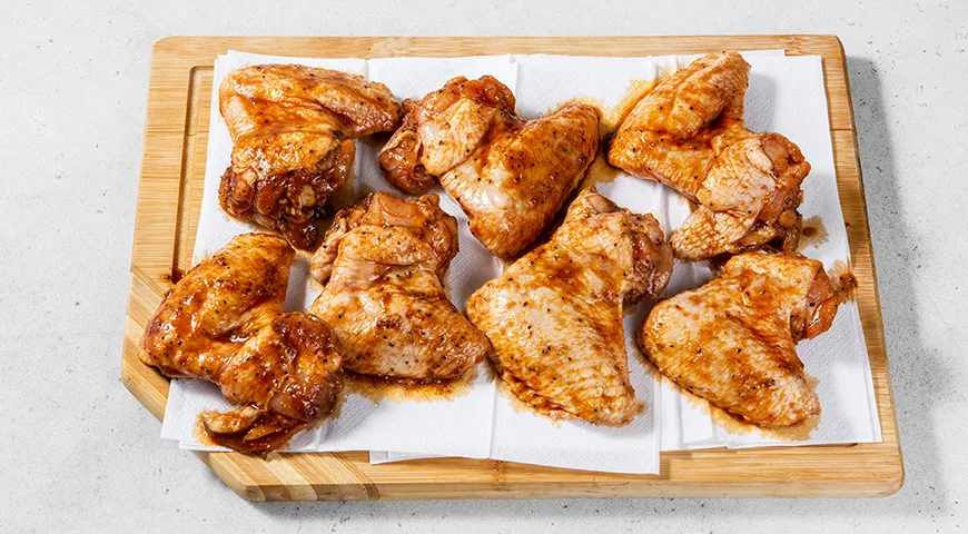 Куриные крылышки в электрогриле