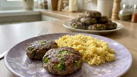 Котлеты из куриной печени и овощей