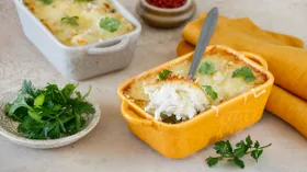 Запеченная треска под сливочно-сырной корочкой