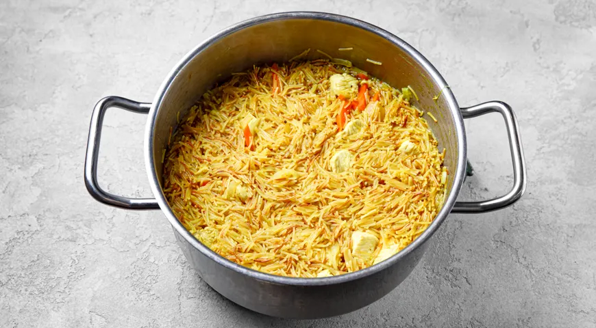 «Плов» из вермишели