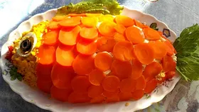 Рецепты с овощами, майонезом и лососем
