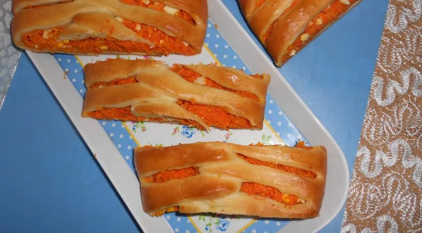 Морковный пирог в духовке