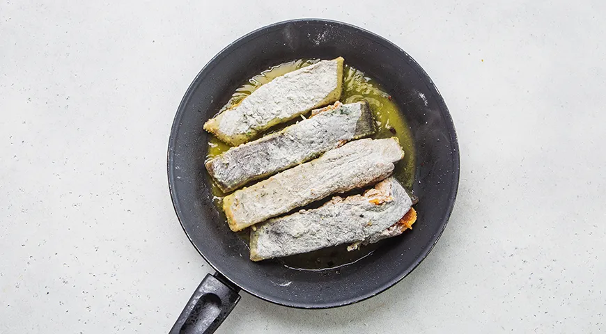 Камбала жареная