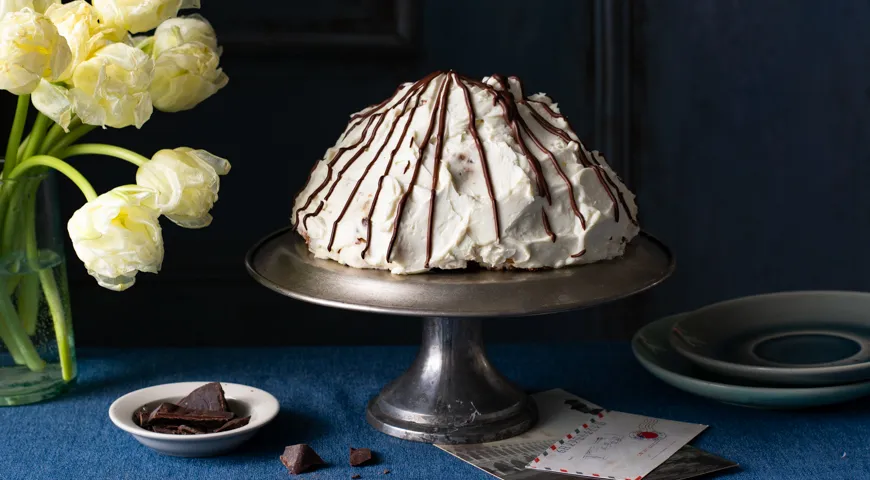 Торт🍰 «Шоколадно-банановый» (со сметанным кремом)🍌🍫