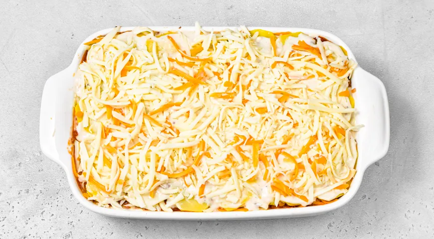 Картофельная лазанья с фаршем