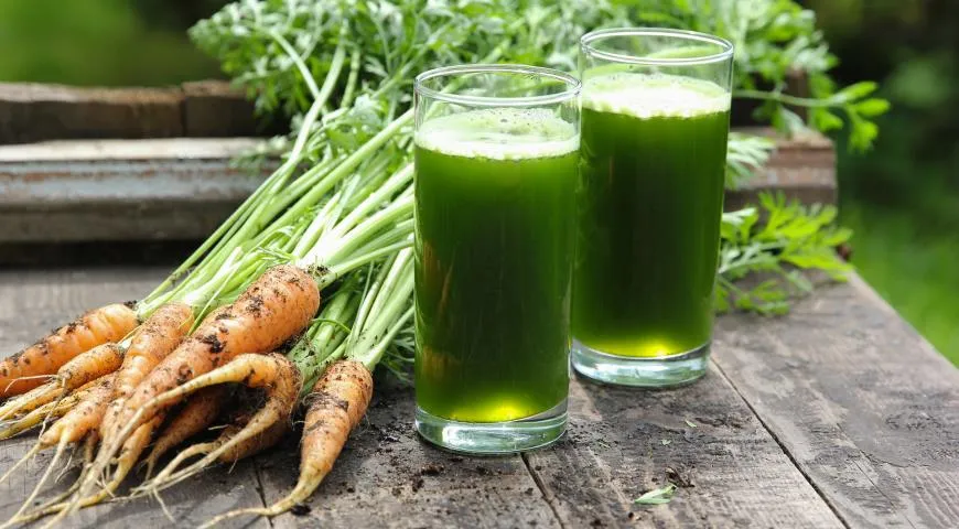 Рецепт смузи из ботвы моркови