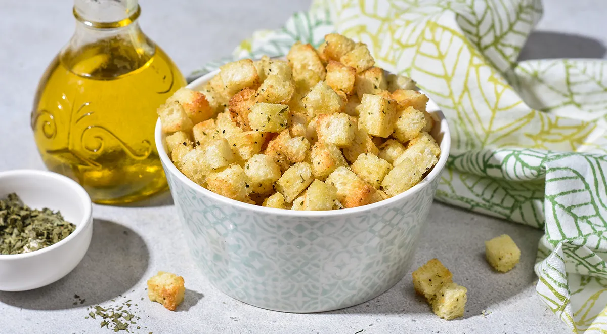 Пшеничные сухарики для «Цезаря»