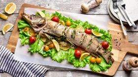 Основное блюдо с щукой