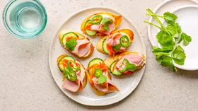 Мини-бутерброды бань ми