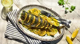 Рецепты с приправами, овощами и скумбрией