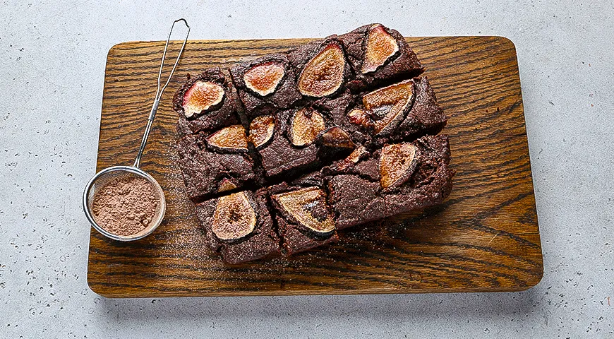 Брауни с инжиром