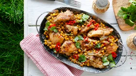 Рецепты с приправами, морепродуктами и кукурузой